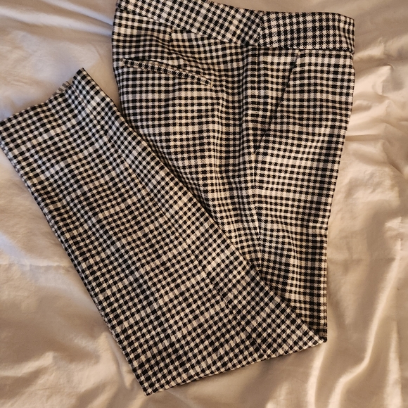 NWOT EXPRESS 3/4 SLEEVE HOUNDSTOOTH PRINT TWO-BUTTON BLAZER JACKET sz 4 - Picture 4 of 16